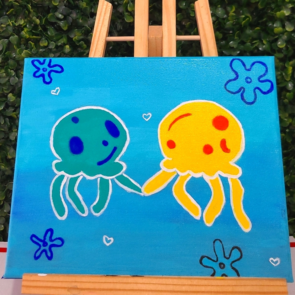 SpongeBob Jellyfish Acrylic Paint